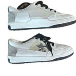 VINTAGE HAVANA Perla Chrome Side Star Low Top Sneaker in White Multi Size 10 Photo 1