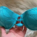 Aerie Blue Strapless Swim Top Photo 2