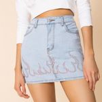 superdown Mini Denim Skirt Photo 0