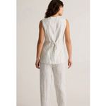 Quince  NWOT 100% linen striped longline vest xs Photo 1