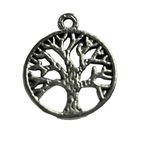 Tree of Life Pendant Silver Tone Charm Bracelet Necklace u Jewelry Craft Dangle Photo 1