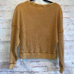 Urban Outfitters Out From Under Sweater Womens Small Brown Cropped Drop Sleeve Photo 4