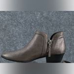 JustFab Faux Leather Metallic Booties Photo 2