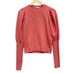 Ulla Johnson Philo Pullover Puff Sleeve Sweater in Rose Size Small Photo 1