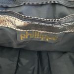 Phillippe Vintage Women's Brown Suede Shoulder Bag Gold Trim Brown Photo 2