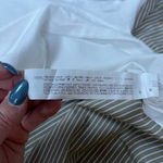 ZARA  women white cotton tunic t-shirt London Sz L Photo 9