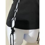 Kendall + Kylie Black Lace‎ Up Peplum Cut Out V Neck Sleeveless Top XS Photo 4