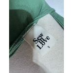 Sew In Love Green Short Sleeve Cut Out Back Solid T Photo 6
