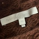 NakedCashmere Cable Knit Cashmere Chunky Knit Sweater Brown Women’s Size XS Photo 4