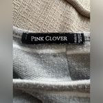 Pink Clover  Gray + White Striped Top 🩶 Photo 3