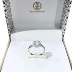 Giani Bernini NEW TWIST HALO RING CZ & Sterling Silver Ladies Size 9 Boxed Photo 2