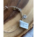 ALEX AND ANI NWT Silver “Bah Humpug” Bangle Bracelet Photo 7