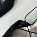 American Vintage Vintage 90s 1990s Black Chunky Heel Pumps Mary Jane Strap 9.5 Photo 5