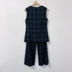 Pendleton Vintage Wool Plaid Vest Pants Set Sz 10 Photo 2