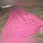 PINK - Victoria's Secret Victoria’s Secret OLDPINK RARE VINTAGE PEACE PINK MINI DRESS Y2K ERA Photo 8