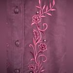 Vintage 1849 Authentic Ranchwear Shirt with Embroidery and Pearl Accents Size L Purple Size L Photo 1