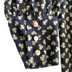 Orla Kiely RARE chiffon clover shamrock ditsy print midi dress size 6 Photo 13