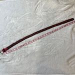 Copper Key Vintage Italian Full Grain Leather Braided Belt Women's Size XXS/22 Photo 4