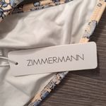 Zimmermann Zimmerman Porcelain Quilted Floral Bikini Set Size 2 Photo 2
