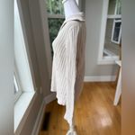 J.Crew Vintage Ivory Ribbed Cotton Polo Collar Sweater Size Large Photo 2