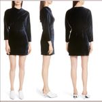 ALC Frank A.L.C Marin Navy Velvet mini dress Photo 2