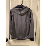 Avia  Women's Full Zip Hoodie Jacket with Thumb Hole Inserts Size S Gray & Blue Photo 1