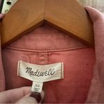 Madewell Zip-Pocket Coverall Jumpsuit Twill Cotton Rose Dust Pink $148 Size XS Photo 4