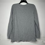 Michael Kors  Women's Large Light  Gray Long Sleeve Top Shirt MK Logo Photo 8