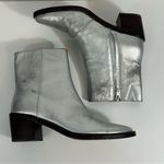 Madewell  The Darcy Ankle Boots Silver Size 7 Photo 4