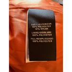 7 For All Mankind  XS‎ Corduroy Puffer Jacket Crop Full Zip High Neck Rust Orange Photo 6