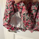 Floral Pink and Green Dress Size XL Photo 2