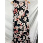 Roxy  Floral Sleeveless Button Up Shawl Maxi Length Size Small Photo 3