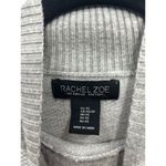 Rachel Zoe Women's Mock Neck Sweater Size XS Gray White Viscose Soft Stretchy Photo 3