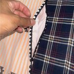 Kaftan Handwoven dress Mexican huipil Pinstripe Orange White like Pippa Holt Size undefined Photo 7