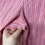 Disney Store women's pink striped drawstring waist piglet patch pajama pants L Photo 2