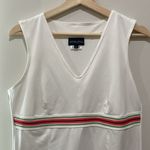 Athleta  white with stripe trim tennis dress Photo 1