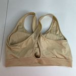 Yummie 1X 2X Longline Cross Back Bralette Nylon Seamless Pullover Tan Beige Bra Photo 4