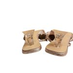 Circus NY by Sam Edelman Natalina Metallic Bow Kitten Heel Slide Sandals Size 10 Gold Photo 13