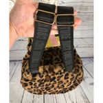Juicy Couture NWT Faux Fur Gold & Black Sequin Cheetah backpack Photo 8