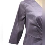 Alex Evenings NWT Lavender Satin Sheath Mini Dress Photo 6