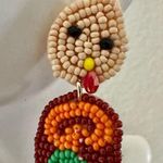 GOBBLE GOBBLE Beaded Turkey Earrings Photo 2
