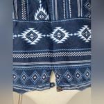 Vintage Japanese Atorih House Blue Western Dress, Size M/L Size M Photo 7