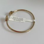 BaubleBar  Gold Pavé Crystal Teardrop Adjustable Cuff Bracelet NEW Photo 2