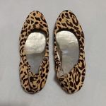 Audrey Brooke  "Lydia" Leopard Print Calf Hair Ballet Flats Photo 1