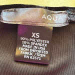 AQUA  Black Velvet Off-Shoulder Bell Sleeve Blouse XS – Goth Grunge Witchy Vampy Photo 7