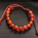 Carnelian Natural Stones Braided Adjustable Boho Stackable Cord Bracelet Photo 5