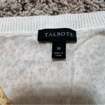 Talbots Women’s Golden Leopard Print Cardigan Size Medium Photo 1