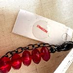 Charter Club  red beaded multi strand strikezone necklace Photo 4