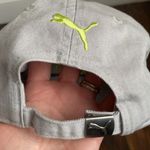 Puma 4/$20 Cotton Twill Adjustable Hat Gray with Lime Green Embroidered Photo 2