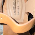 Call it spring Tan Mules Comfortable Leather Clogs Photo 1